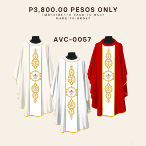 EMBROIDERED CHASUBLE (AVC-0057)
