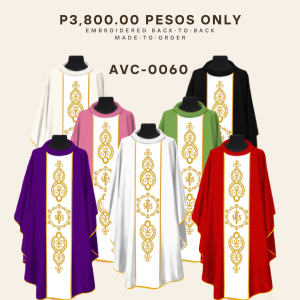 EMBROIDERED CHASUBLE (AVC-0060)