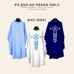EMBROIDERED CHASUBLE (AVC-0061)