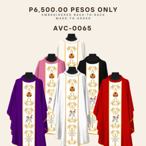 EMBROIDERED CHASUBLE (AVC-0065)