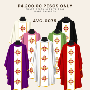 EMBROIDERED CHASUBLE (AVC-0075)