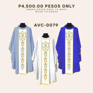 EMBROIDERED CHASUBLE (AVC-0079)