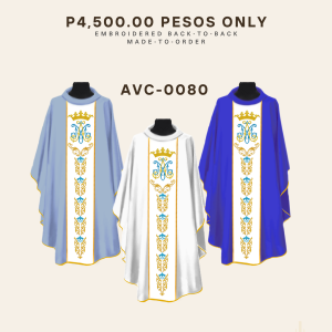 EMBROIDERED CHASUBLE (AVC-0080)