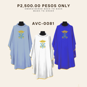 EMBROIDERED CHASUBLE (AVC-0081)