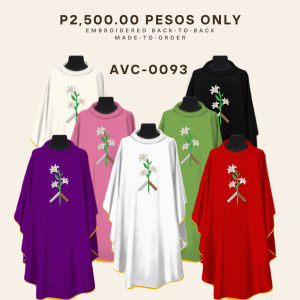 EMBROIDERED CHASUBLE (AVC-0093)