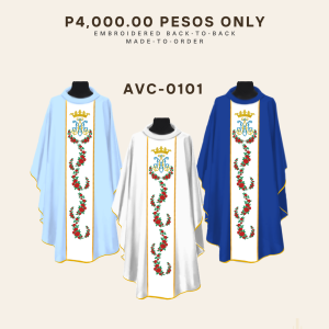 EMBROIDERED CHASUBLE (AVC-0101)