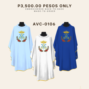 EMBROIDERED CHASUBLE (AVC-0106)