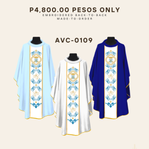 EMBROIDERED CHASUBLE (AVC-0109)
