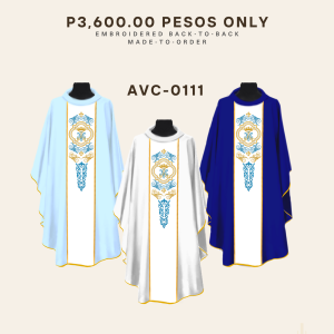 EMBROIDERED CHASUBLE (AVC-0111)