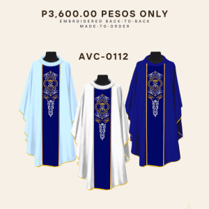 EMBROIDERED CHASUBLE (AVC-0111)