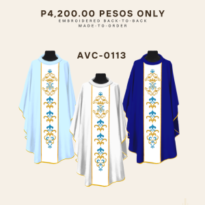 EMBROIDERED CHASUBLE (AVC-0113)