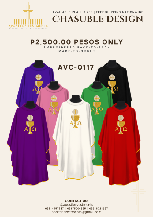 EMBROIDERED CHASUBLE (AVC-0117)