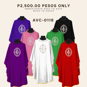 EMBROIDERED CHASUBLE (AVC-0118)