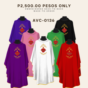EMBROIDED CHASUBLE (AVC-0136)