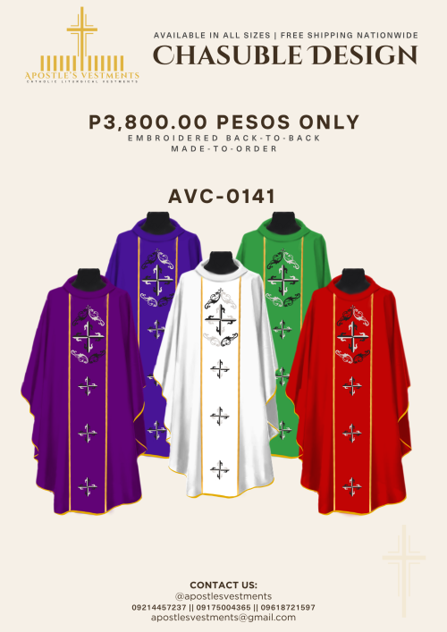 EMBROIDERED CHASUBLE (AVC-0141)