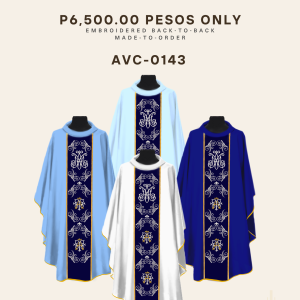 EMBROIDERED CHASUBLE (AVC-0143)