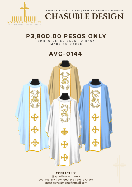 EMBROIDERED CHASUBLE (AVC-0144)