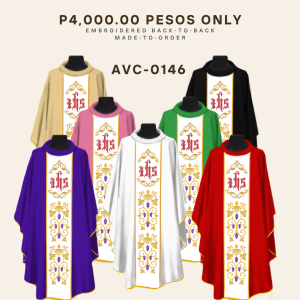 EMBROIDERED CHASUBLE (AVC-0146)