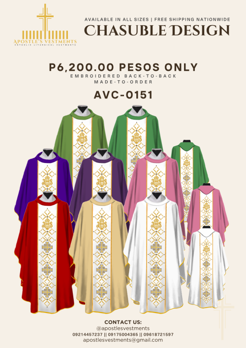 EMBROIDERED CHASUBLE (AVC-0151)