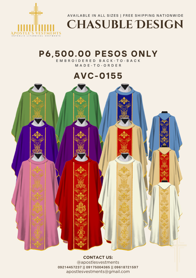 EMBROIDERED CHASUBLE (AVC-0155)