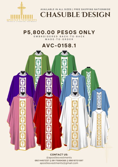 EMBROIDED CHASUBLE (AVC-0158.1)
