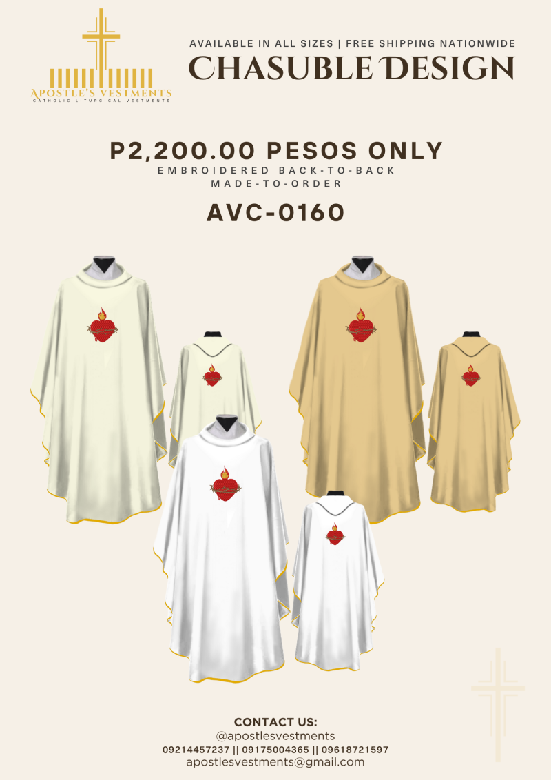EMBROIDERED CHASUBLE (AVC-0160)