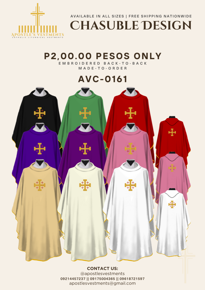 EMBROIDERED CHASUBLE (AVC-0161)