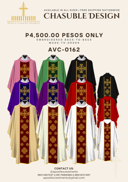 EMBROIDERED CHASUBLE (AVC-0162)