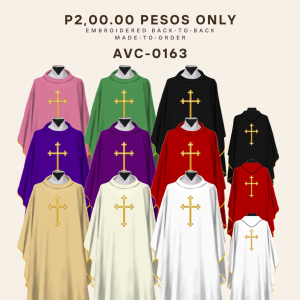 EMBROIDERED CHASUBLE (AVC-0163)
