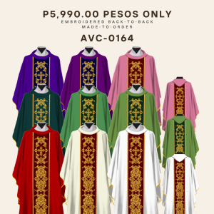 EMBROIDERED CHASUBLE (AVC-0164)
