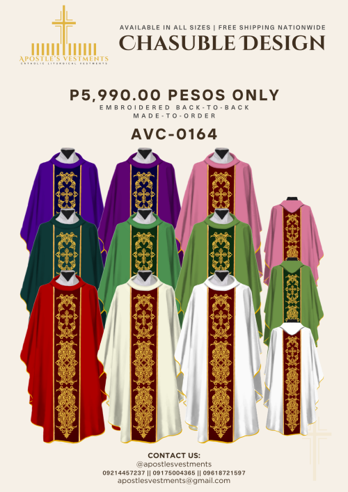 EMBROIDERED CHASUBLE (AVC-0164)