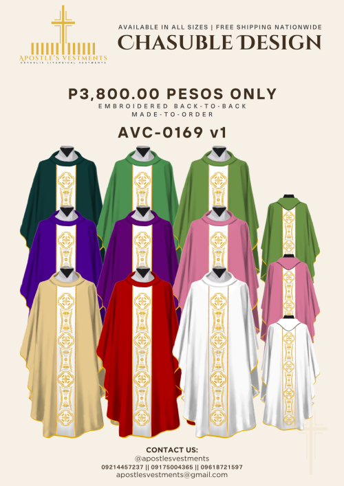 EMBROIDERED CHASUBLE (AVC-0169.V1)
