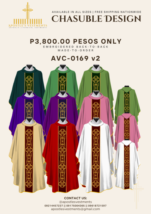 EMBROIDERED CHASUBLE (AVC-0169.V2)
