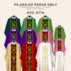 EMBROIDERED CHASUBLE (AVC-0176)