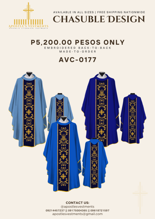 EMBROIDERED CHASUBLE (AVC-0177)