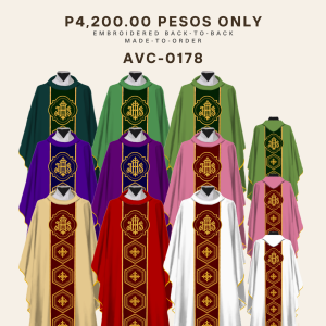 EMBROIDERED CHASUBLE (AVC-0178)
