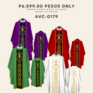 EMBROIDERED CHASUBLE (AVC-0179)
