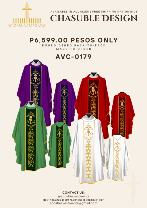 EMBROIDERED CHASUBLE (AVC-0179)