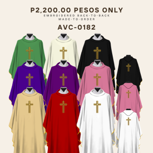 EMBROIDERED CHASUBLE (AVC-0182)