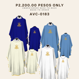 EMBROIDERED CHASUBLE (AVC-0183)