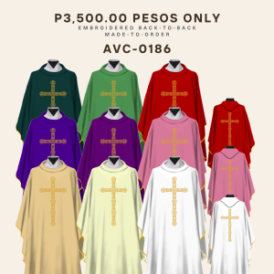 EMBROIDERED CHASUBLE (AVC-0186)