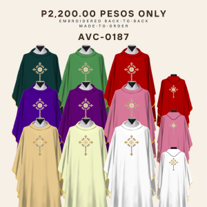 EMBROIDERED CHASUBLE (AVC-0187)