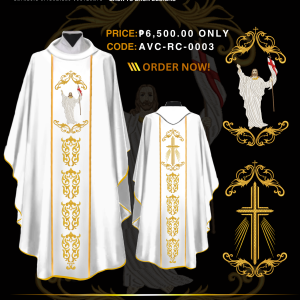 RISEN CHRIST CHASUBLE DESIGN (AVC-RC-0003)
