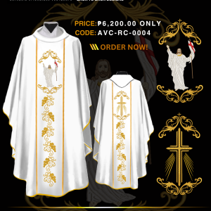 RISEN CHRIST CHASUBLE DESIGN (AVC-RC-0004)