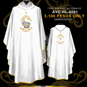 HOLY INFANT EMBROIDERED CHASUBLE (AVC-HL-0001)