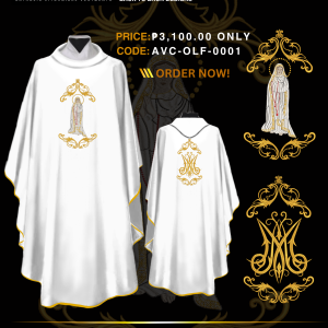 OUR LADY OF FATIMA CHASUBLE DESIGNS (AVC-OLF-0001)