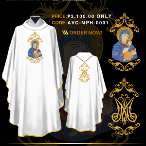 MOTHER OF PERPERTUAL HELP CHASUBLE DESIGN (AVC-MPH-0001)
