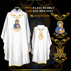 MOTHER OF PERPERTUAL HELP CHASUBLE DESIGN (AVC-MPH-0002)