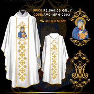 MOTHER OF PERPERTUAL HELP CHASUBLE DESIGN (AVC-MPH-0003)