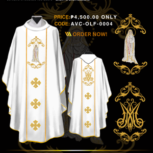 OUR LADY OF FATIMA CHASUBLE DESIGNS (AVC-OLF-0004)